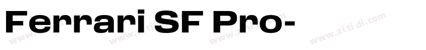 Ferrari SF Pro字体转换